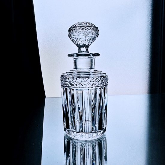 輝くオールドサンルイ ローリエの香水瓶 #441 中【19世紀後半】-