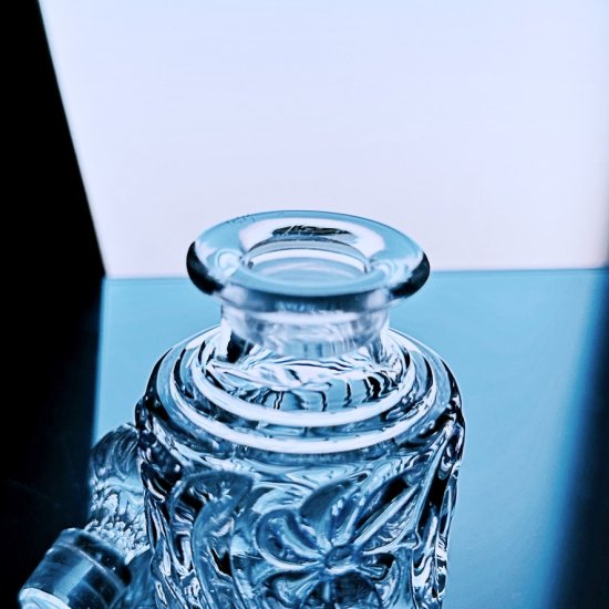 輝くオールドサンルイ すみれの香水瓶 #155 ヴァイオレット大【20世紀 ...