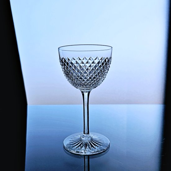 輝くオールドバカラ ディアマンビゾーのワイングラス【19世紀後半 
