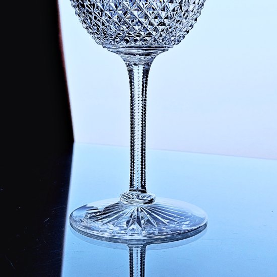 輝くオールドバカラ ディアマンビゾーのワイングラス【19世紀後半 
