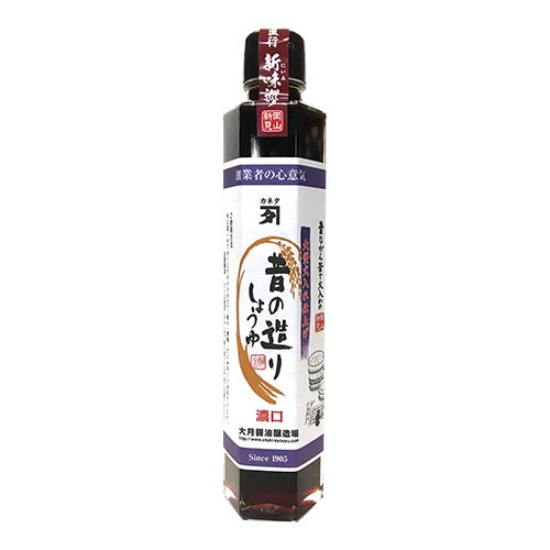 S-4 昔の造りしょうゆ（甘めな濃口）220ml - 大月醤油醸造場