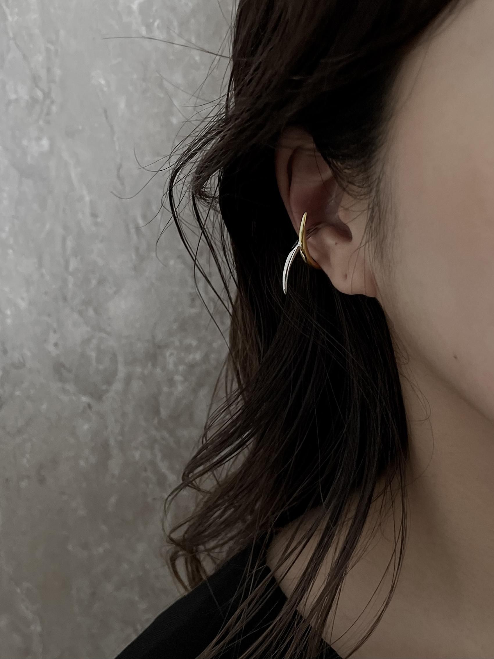 vihod - bicolor ear cuff GS 02