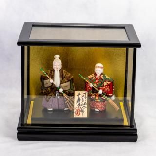 正木焼　高砂姥人形　15cm　寛政年間 正木焼 高砂姥人形 15cm 寛政年間