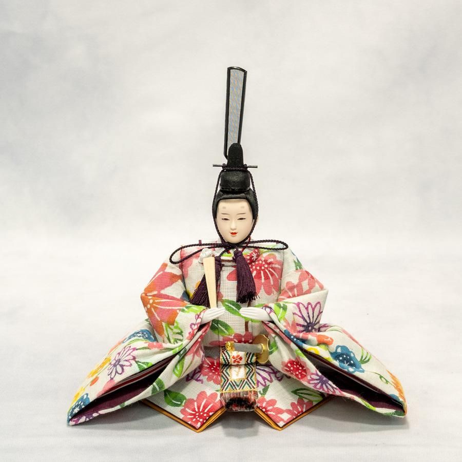 美品　忠義堂人形　美品　三五親王飾　泉玉作 オルゴール付き 雛人形 ケース飾り ケース入り 小三五親王飾り 御雛 アクリル