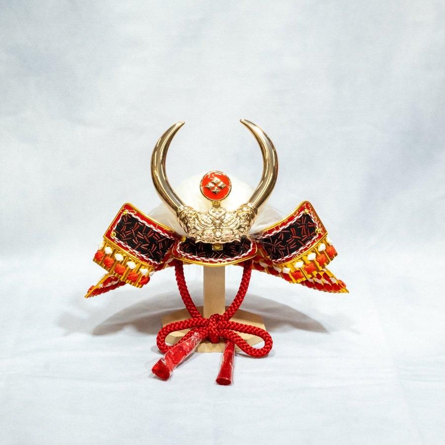甲州印伝 蜻蛉柄兜 | 高級飾りセット - 人形専門店「ピノキオ翠童