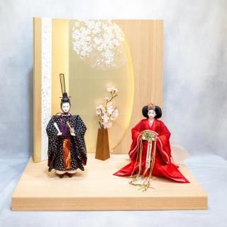 <img class='new_mark_img1' src='https://img.shop-pro.jp/img/new/icons1.gif' style='border:none;display:inline;margin:0px;padding:0px;width:auto;' />甲州印伝小桜柄 立雛十番親王麻和紙LED照明付きセット