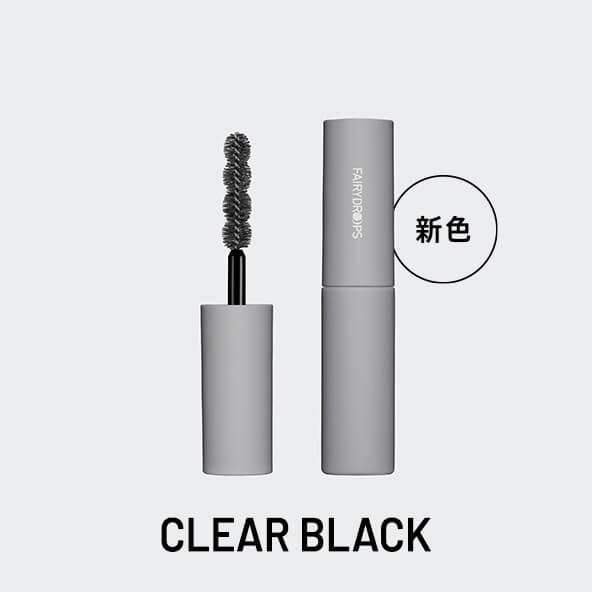 フェアリードロップス クアトロラッシュ ウォータープルーフマスカラ　Clear Black