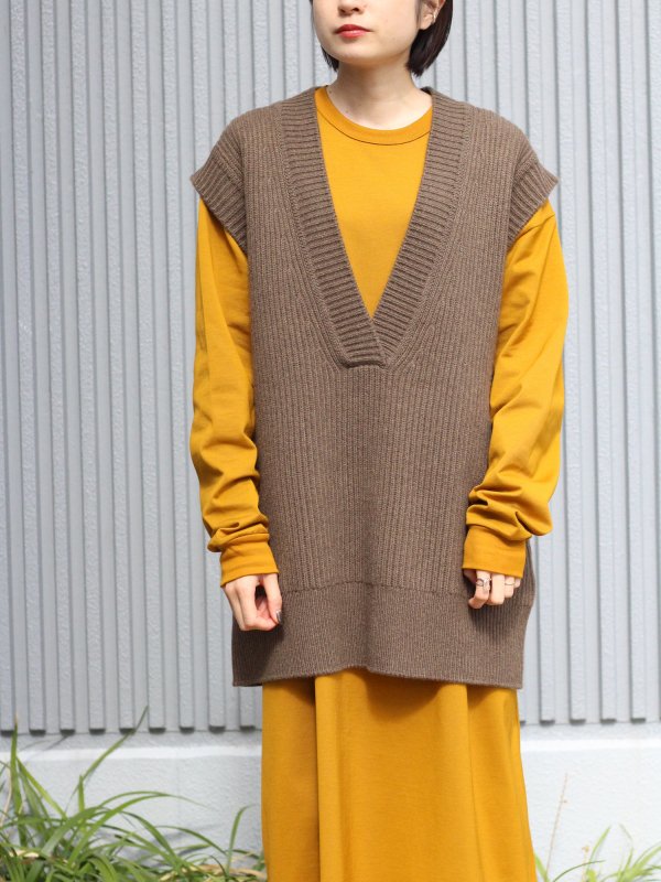 YLEVE】EXTRAFINE MERLNO WOOL KN P/O - トップス