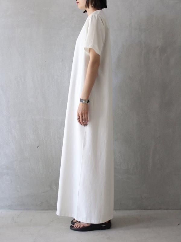 AURALEE “ORGANIC COTTON COMPACT JERSEY ONE PIECE” - IZUMIYA-NAGOYA