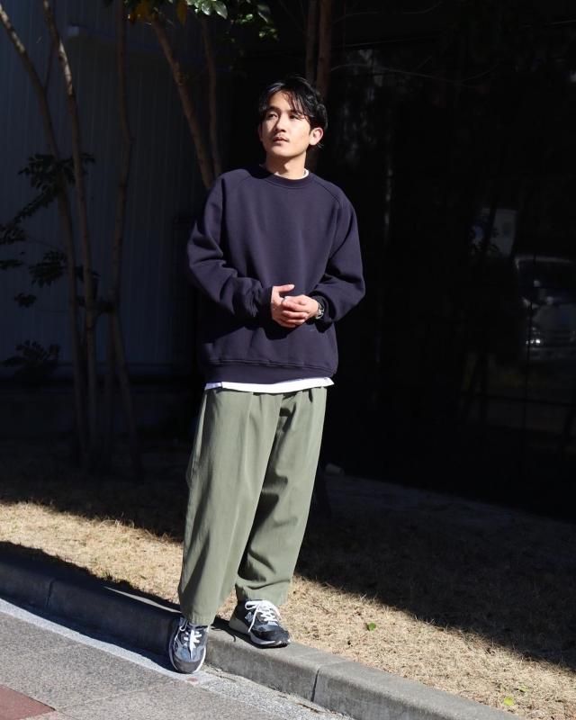 コットン吊り裏毛パンツ navy サイズ３ smcint.com