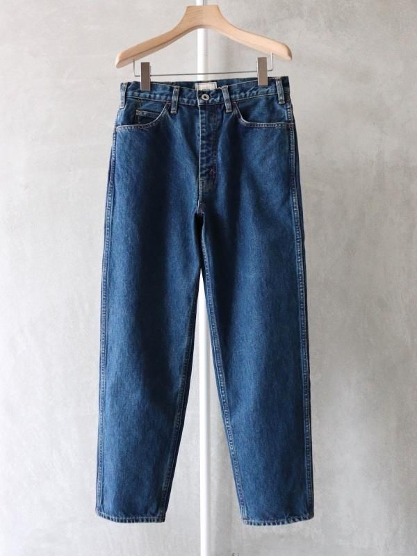 5POCKET WIDE DENIM PANTS BIO WASH - デニム