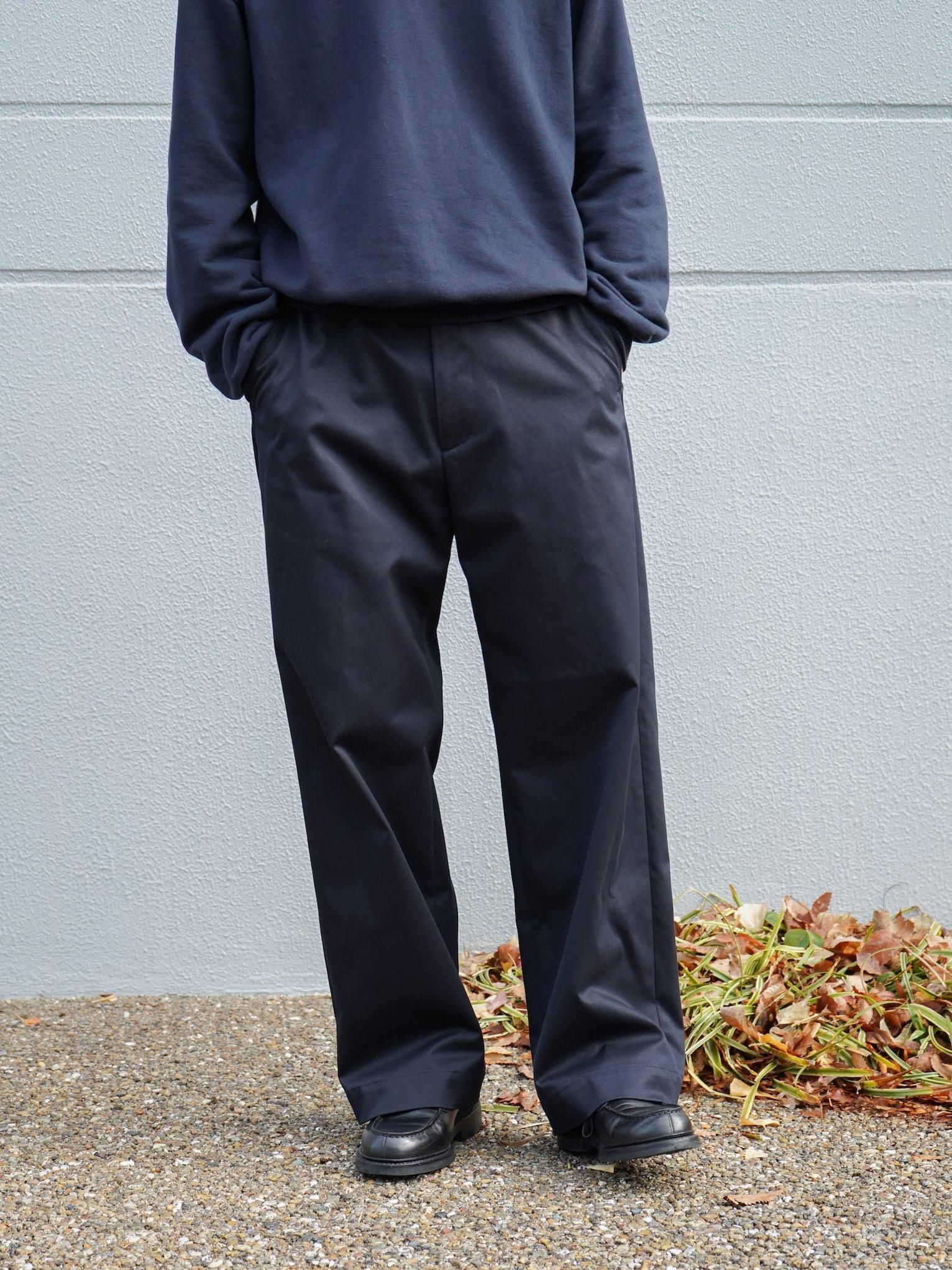 絶品】 PRODUCTS UNIVERSAL 1LDK チノパン TUCK CHINO WIDE チノパン