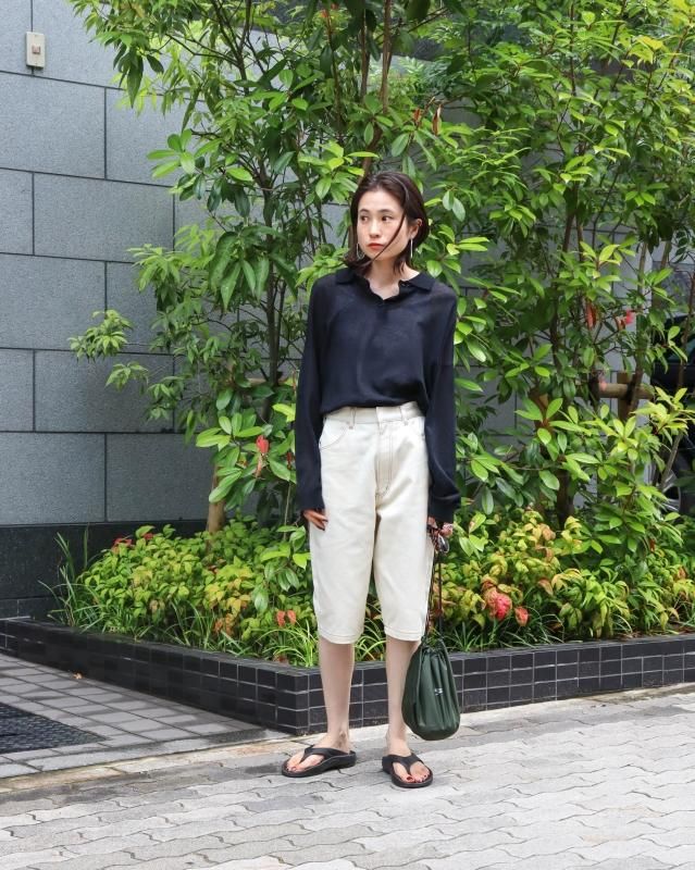 PHEENY High waist bermuda pants - IZUMIYA-NAGOYA ONLINE STORE |  名古屋セレクトショップ複合通販サイト