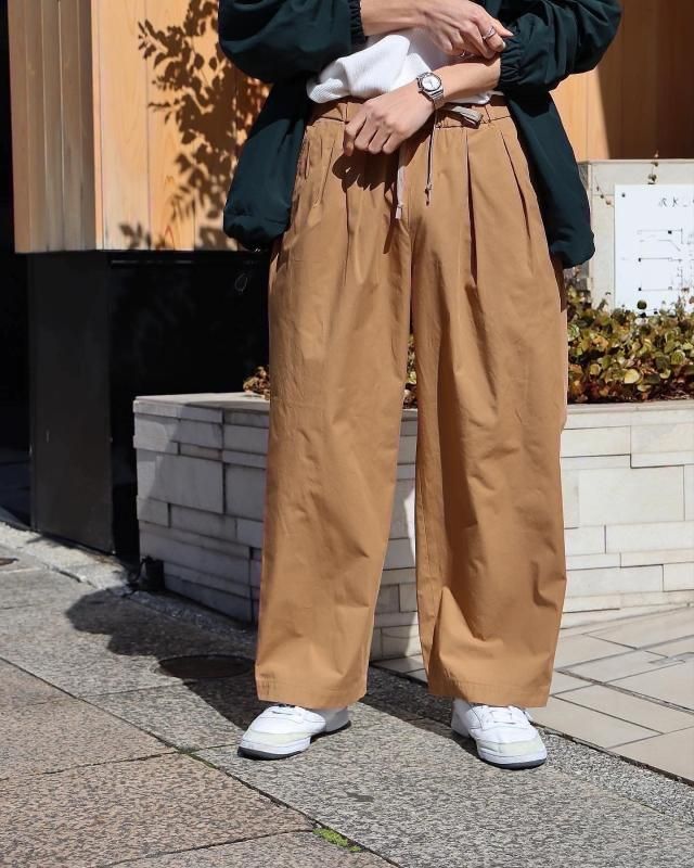 SEE SEE SFC YGM WIDE TAPERED PANTS L