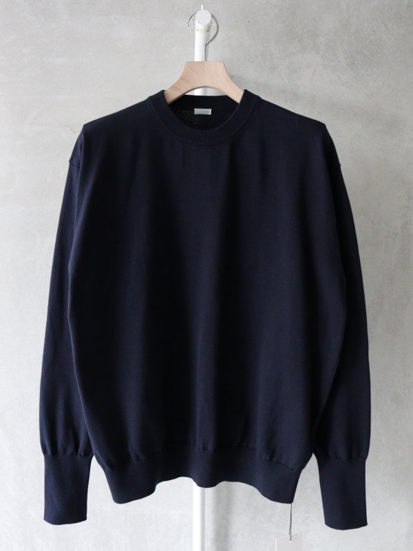 超ポイントバック祭】 a.presse A.PRESSE Cotton Knit L/S T-shirt