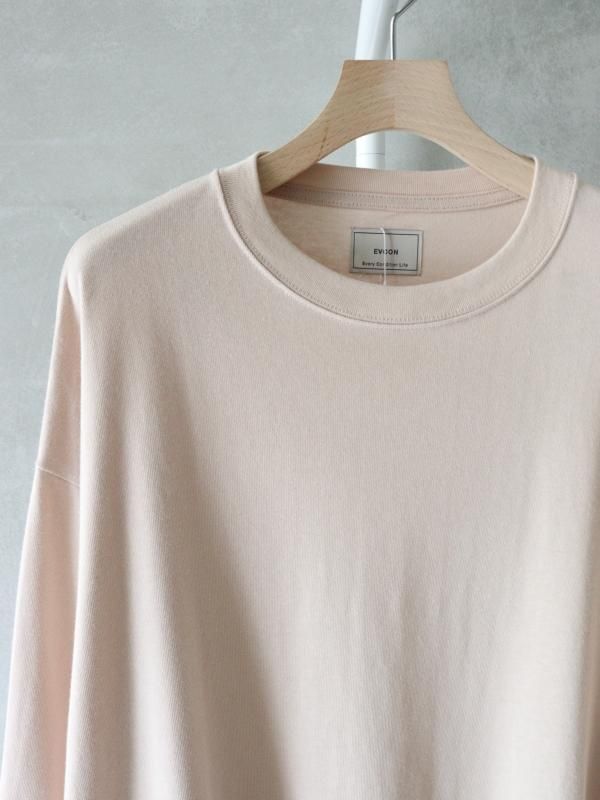 【ECLUSIVE】EVCON WIDE L/S TEE size1 WIDE S/S TEE｜EVCON | 服と日用品 SLOPE
