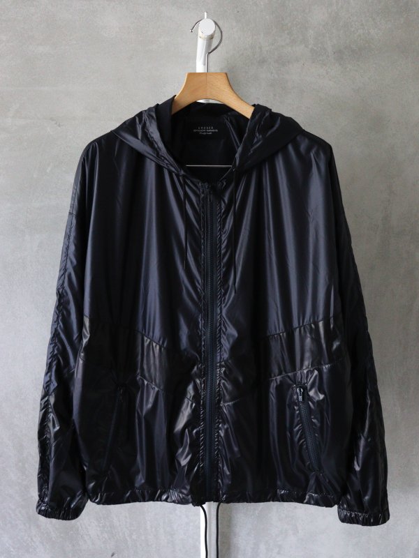 UNUSED（アンユーズド）Nylon zip jacket/1/ブラック-