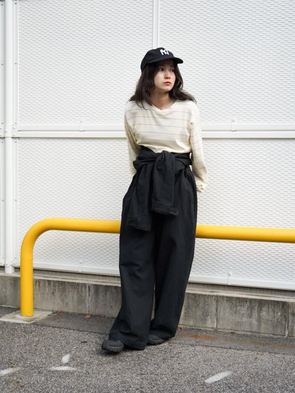 BELPER（ベルパー）WASHED LINEN JUMP SUIT（BLACK）公式通販