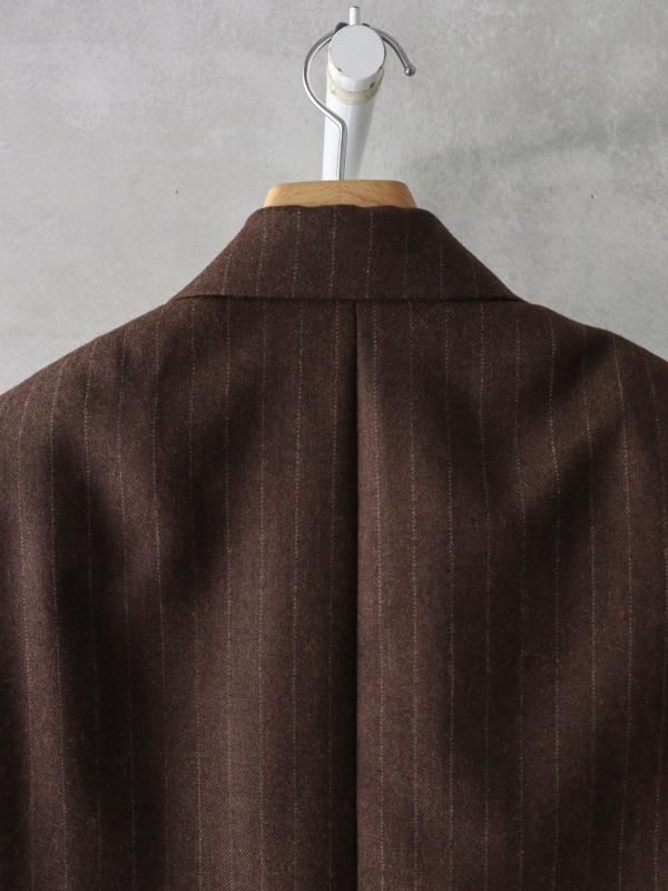 BELPER（ベルパー）DOUBLE BREASTED SHORT JACKET（BROWN）公式