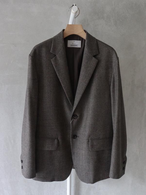 MY_ 1LDK テーラードジャケット MY___（マイ）WOOL CHECKED JACKET（CHARCOAL）公式通販 | 1LDK annex