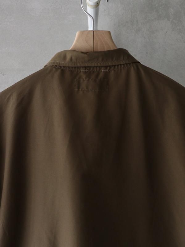 ササフラス　DIGS CREW PROTECTIVE JACKET 24fw SASSAFRAS『DIGS CREW PROTECTIVE JACKET(C/N WEATHER)』(BLACK