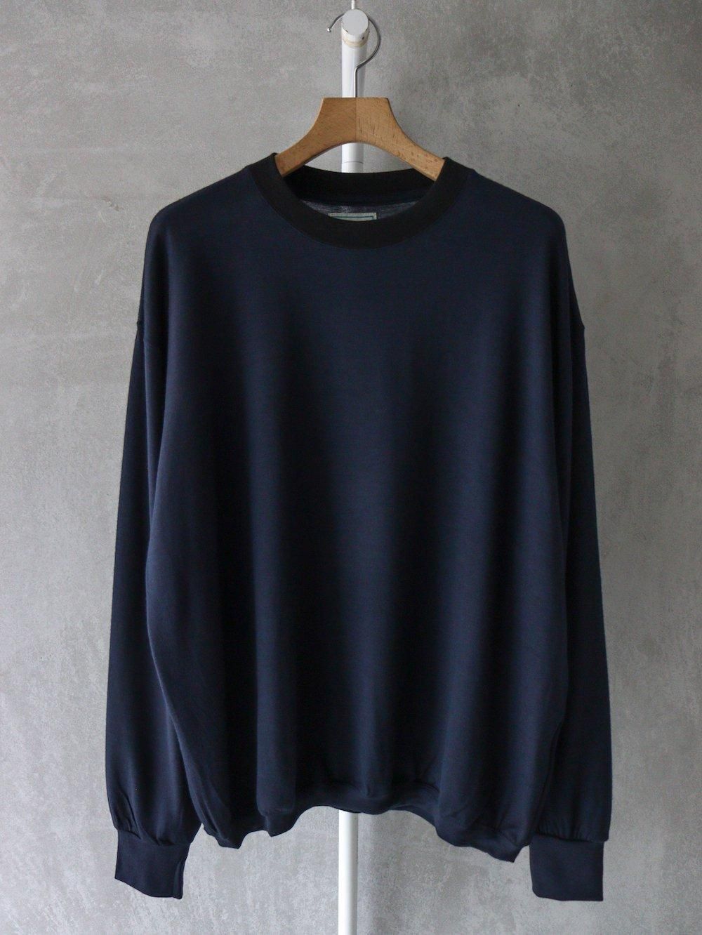 O.E.M.（オーイーエム）WOOL TRIM L/S / NAVY 公式通販