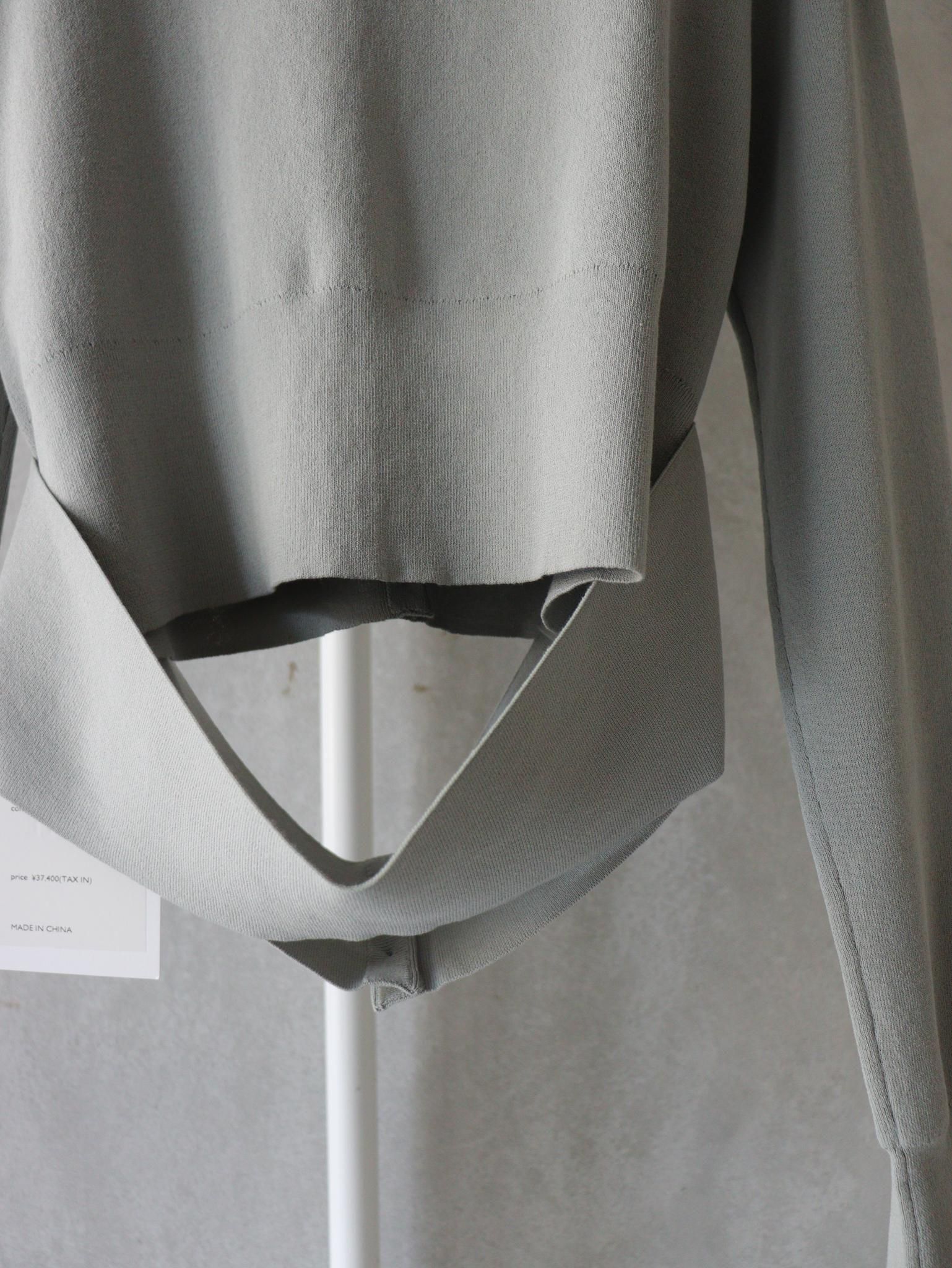 KAYLE wool short knit グレー　ホワイト　ケイル KAYLE wool short knit グレー ホワイト ケイル KAYLE ケイルWOOL