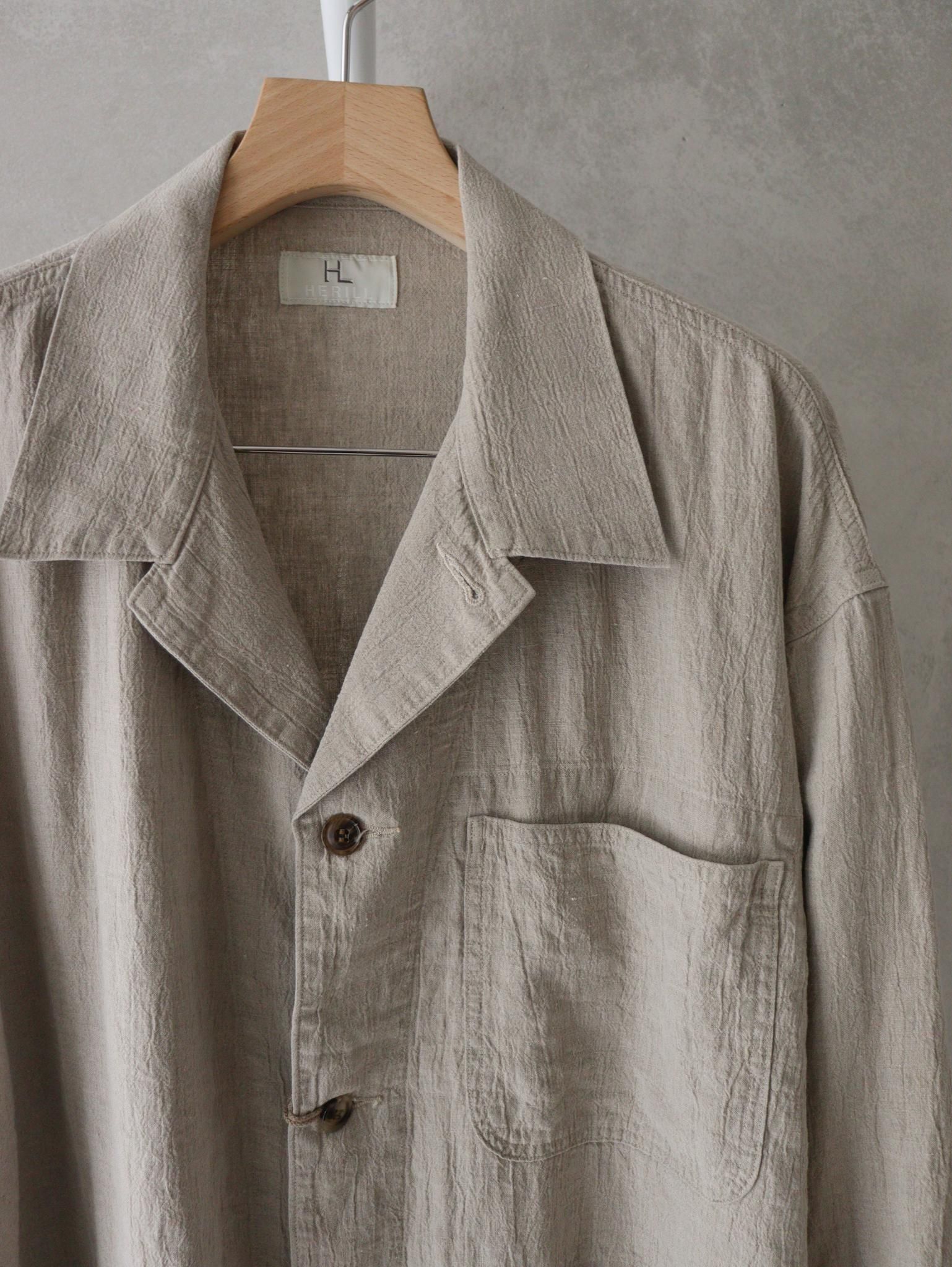 HERILL（へリル）Linen P41 Coverall Jacket / NATURAL 公式通販