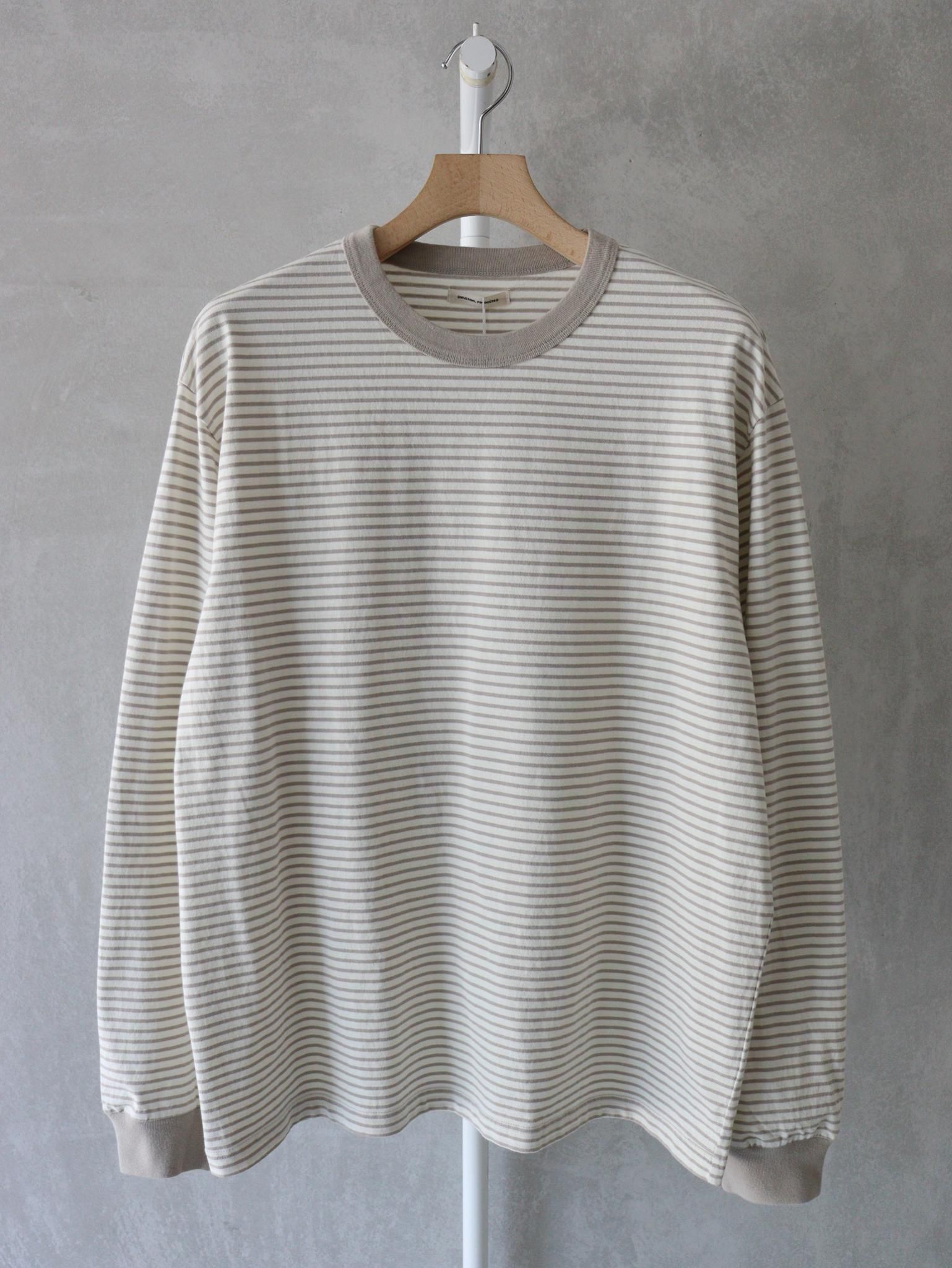 【極美品】UNIVERSAL PRODUCTS Border L/S Polo UNIVERSAL PRODUCTS 22FW BORDER L/S POLO style 2022.9.4
