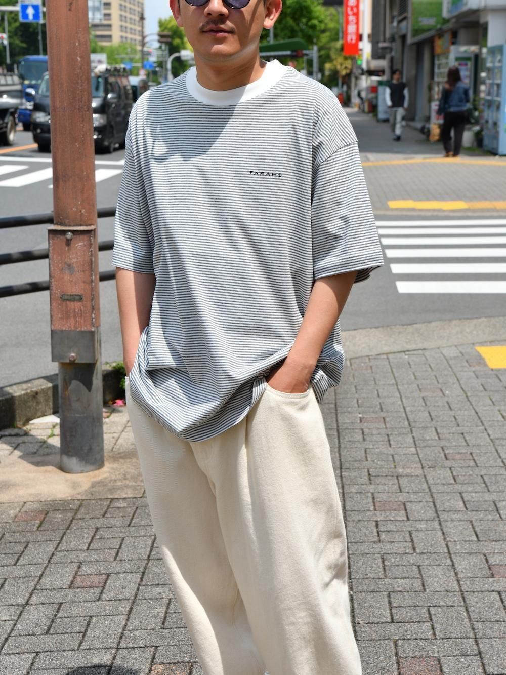 美品 WAKE FARAH Striped S/S T-shirt Tシャツ M 美品 WAKE FARAH Striped S/S T-shirt Tシャツ M - メルカリ