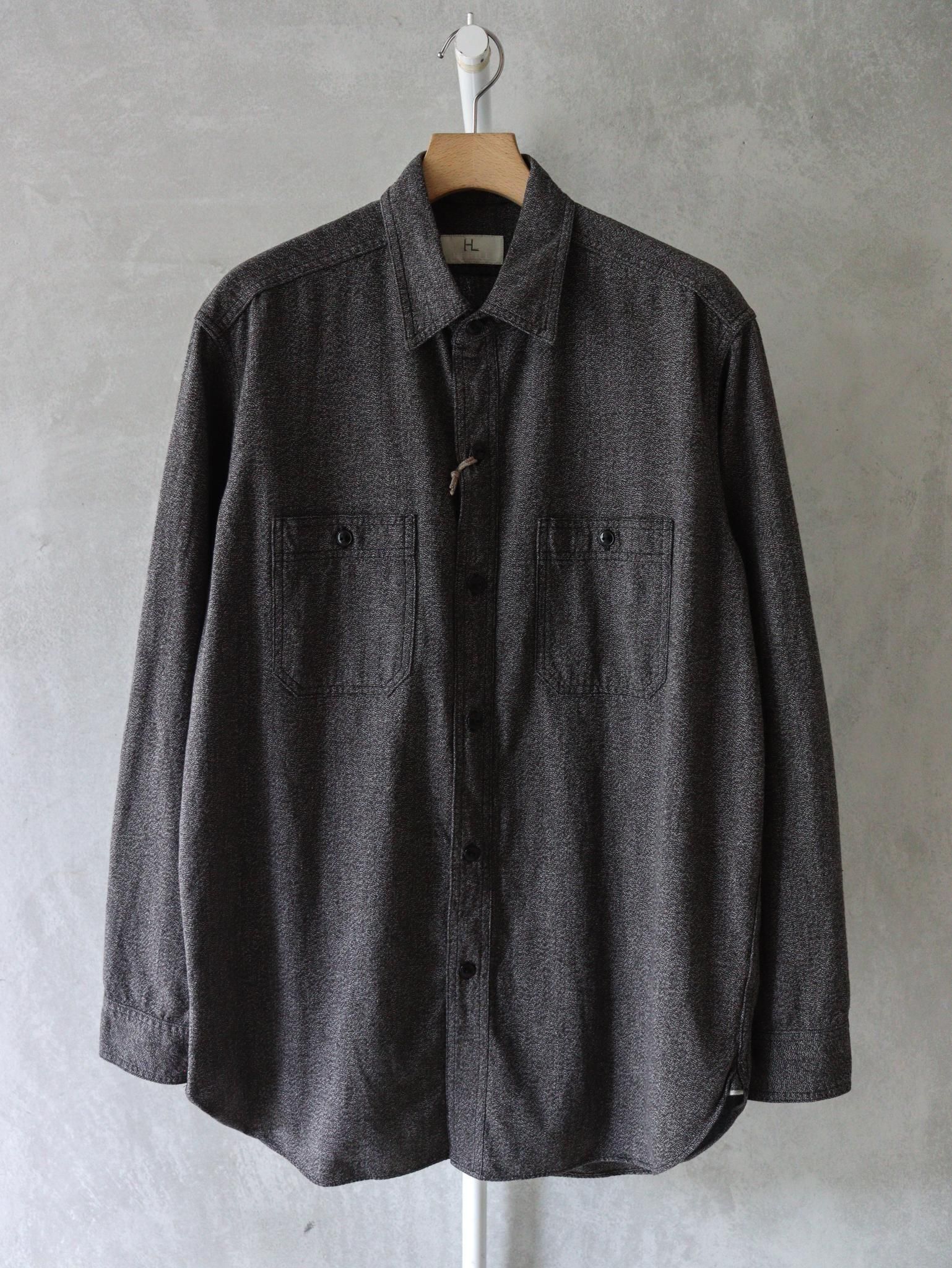 HERILL(へリル)Blackchambray Workshirt / BLACK 公式通販 | 1LDK