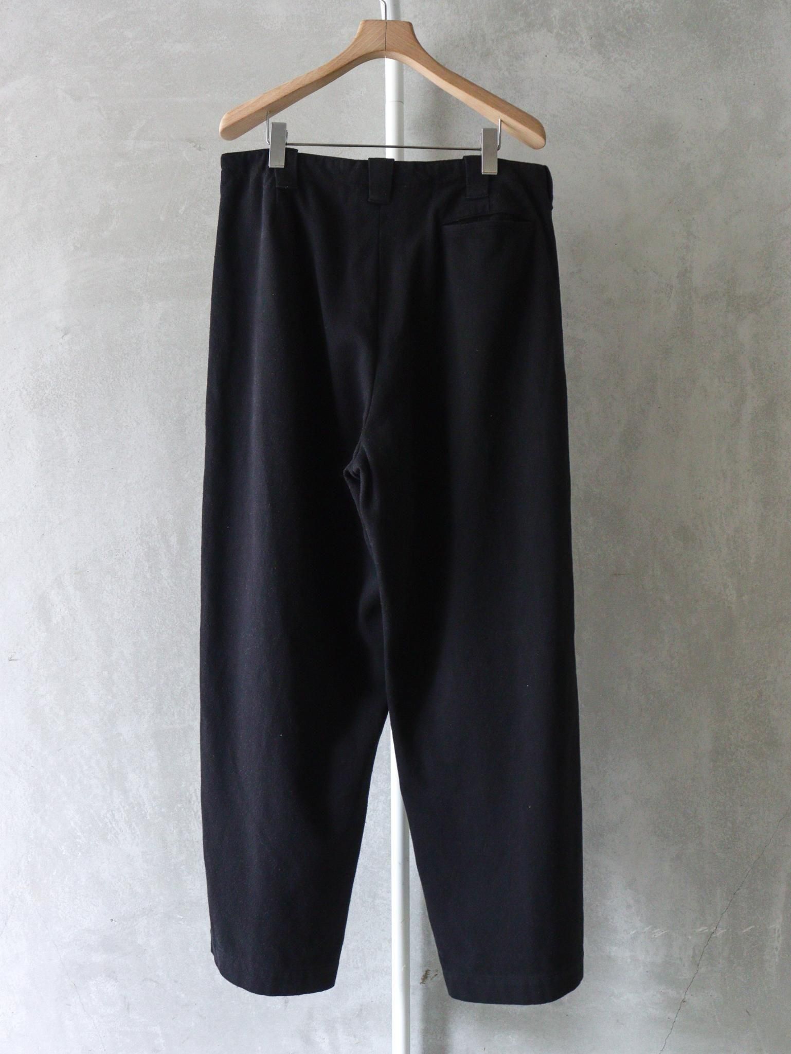 A.PRESSE（アプレッセ）Silk Nep Trousers / BLACK 公式通販