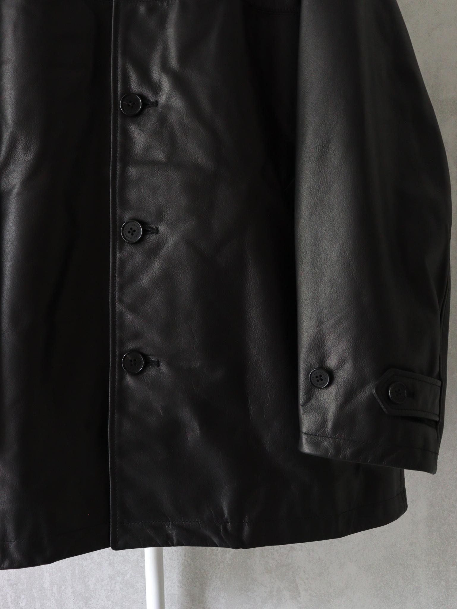 UNIVERSAL PRODUCTS.(ユニバーサルプロダクツ) LEATHER CAR COAT