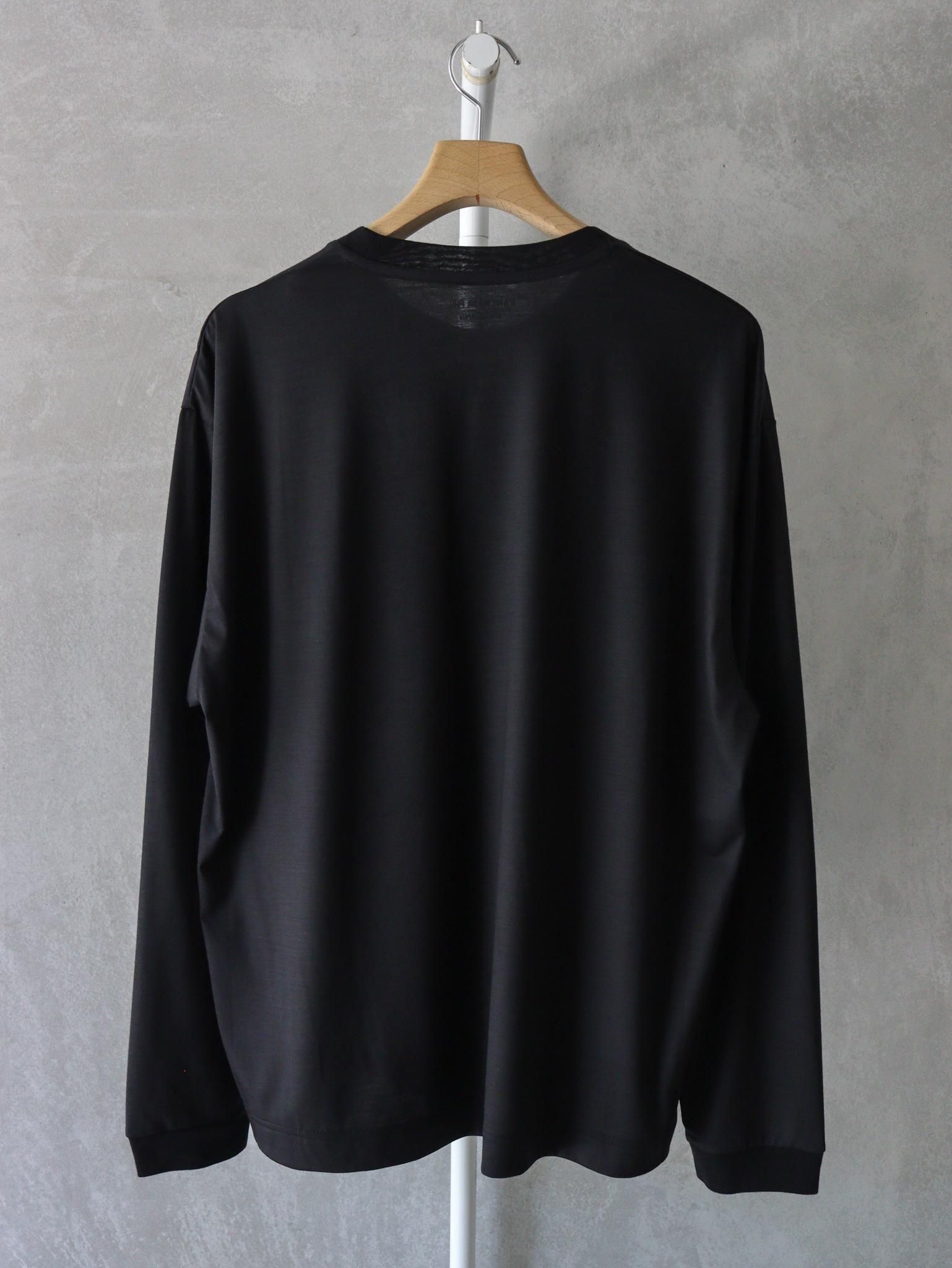 KANEMASA PHIL.（カネマサフィル）36G Wool L/S Tee / BLACK 公式通販