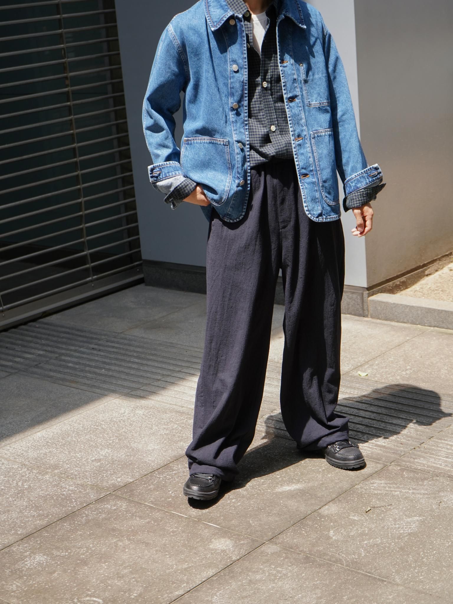 ユニバーサルプロダクツ　ウールパンツ UNIVERSAL PRODUCTS.(ユニバーサルプロダクツ) WOOL STRAIGHT