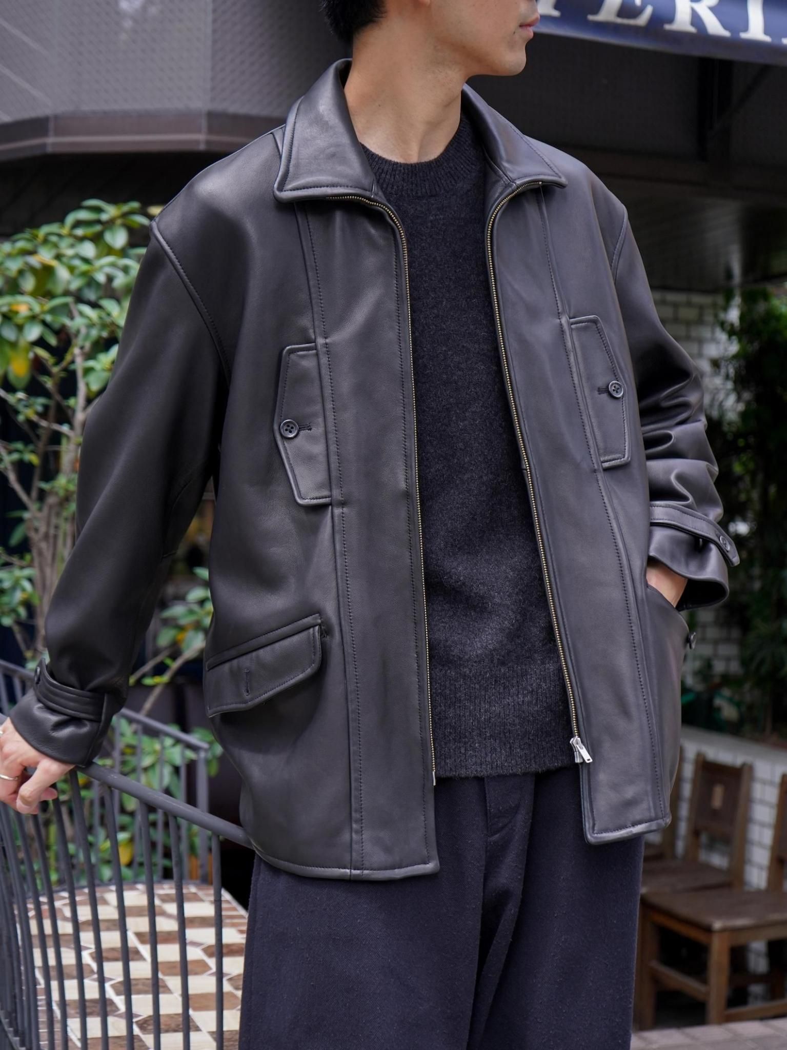 HERILL（へリル）Lambnaked Jacket / BLACK 公式通販 | 1LDK