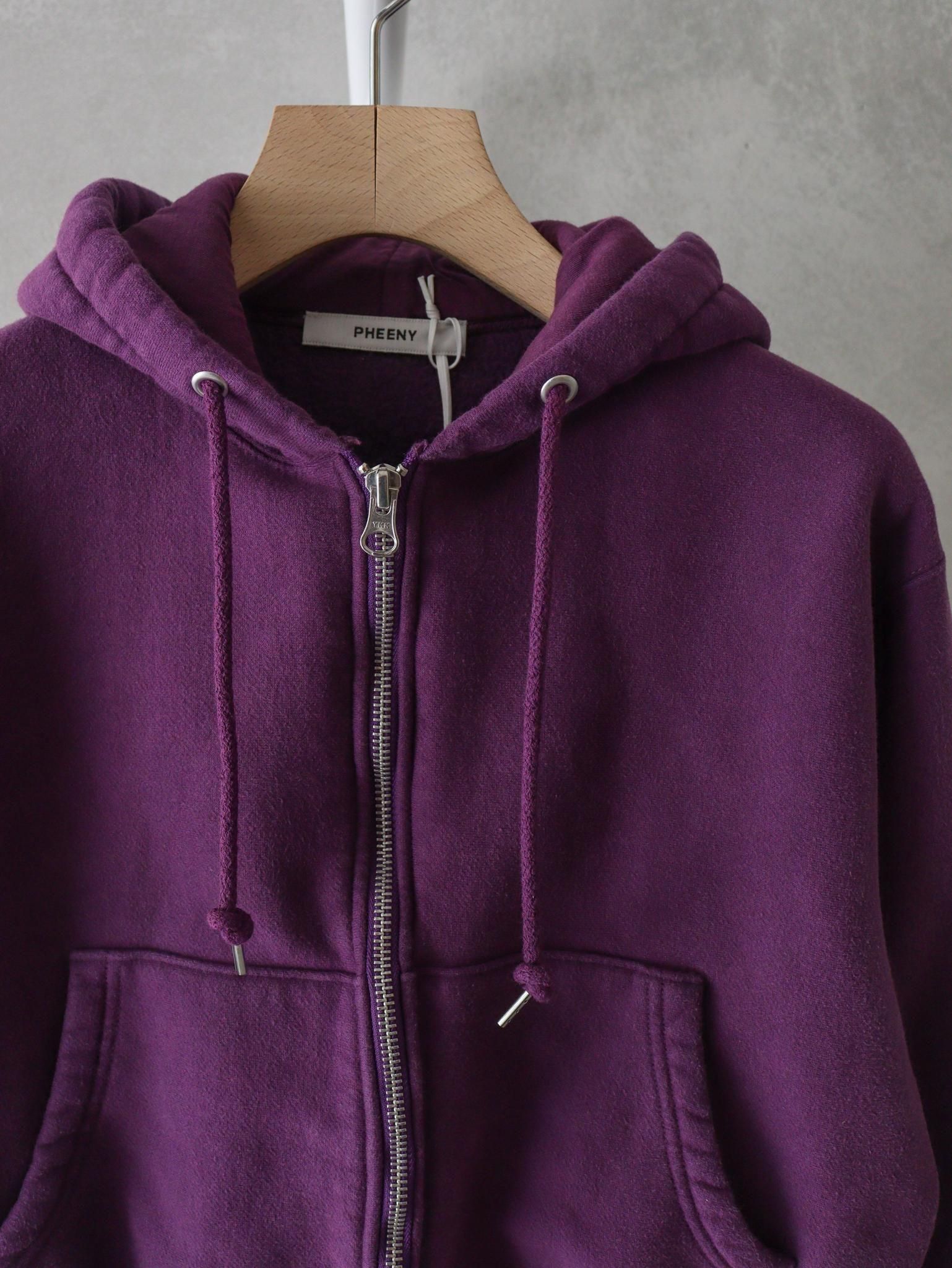 PHEENY【フィーニー】 PHEENY（フィーニー） Athletic fleece half zip P/O short