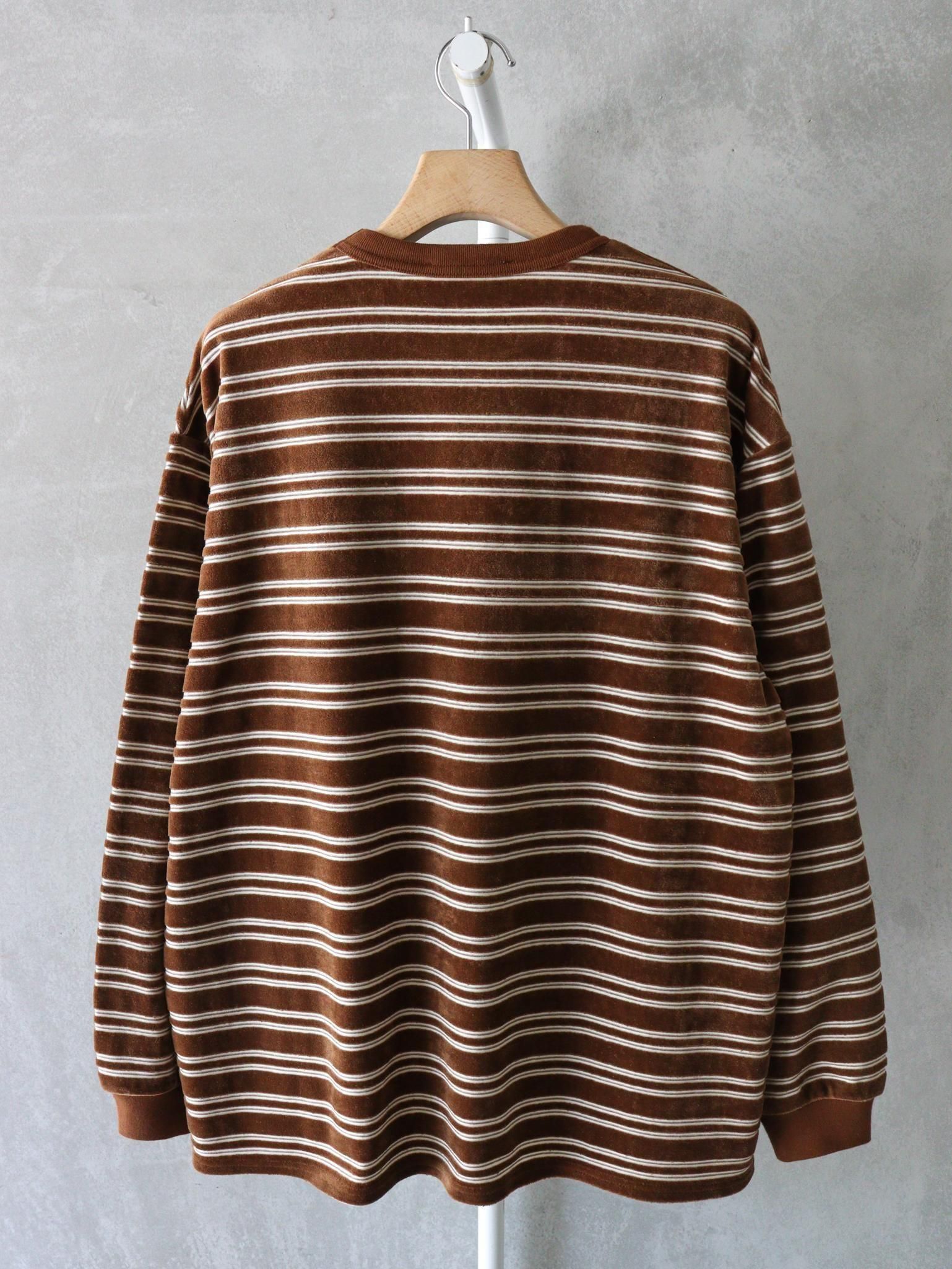 【最終値下げ】PHEENY Velvet border L/S(BOYS) PHEENY | Velvet border L/S - navy – FAB4 ONLINE STORE