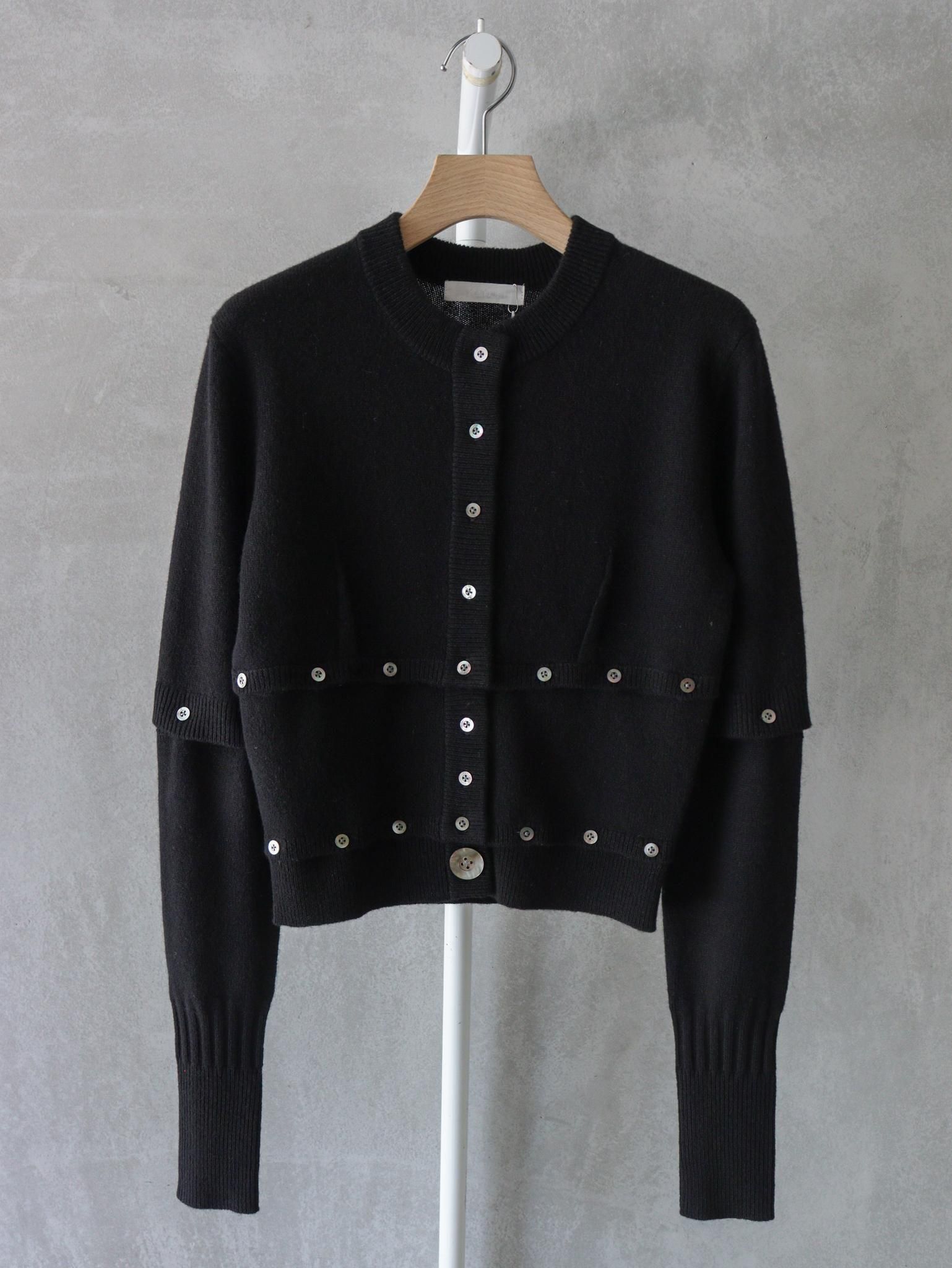 KAYLE✨WOOL DETACHABLE CARDIGAN KAYLE（ケイル）WOOL DETACHABLE CARDIGAN / BLACK 公式通販