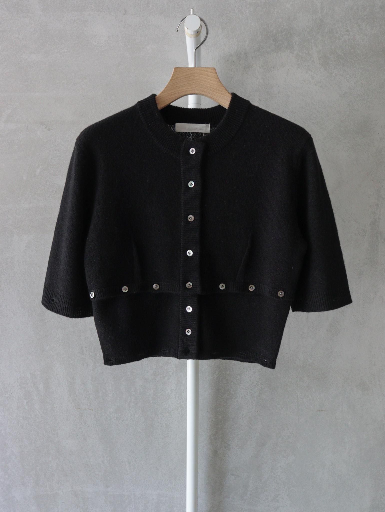 KAYLE（ケイル）WOOL DETACHABLE CARDIGAN / BLACK 公式通販 | 1LDK