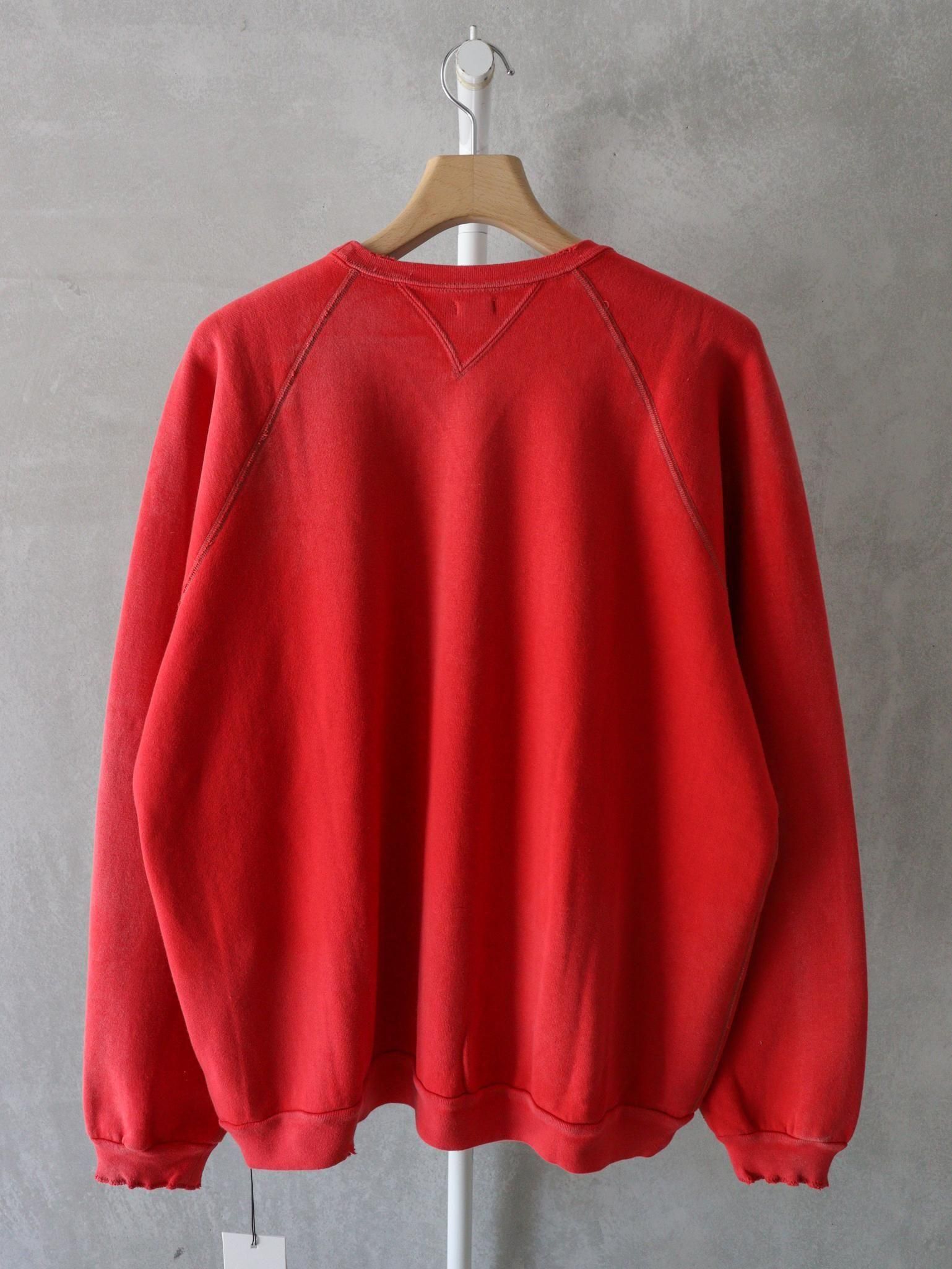 A.PRESSE（アプレッセ）Vintage Double V Sweatshirt / RED 公式