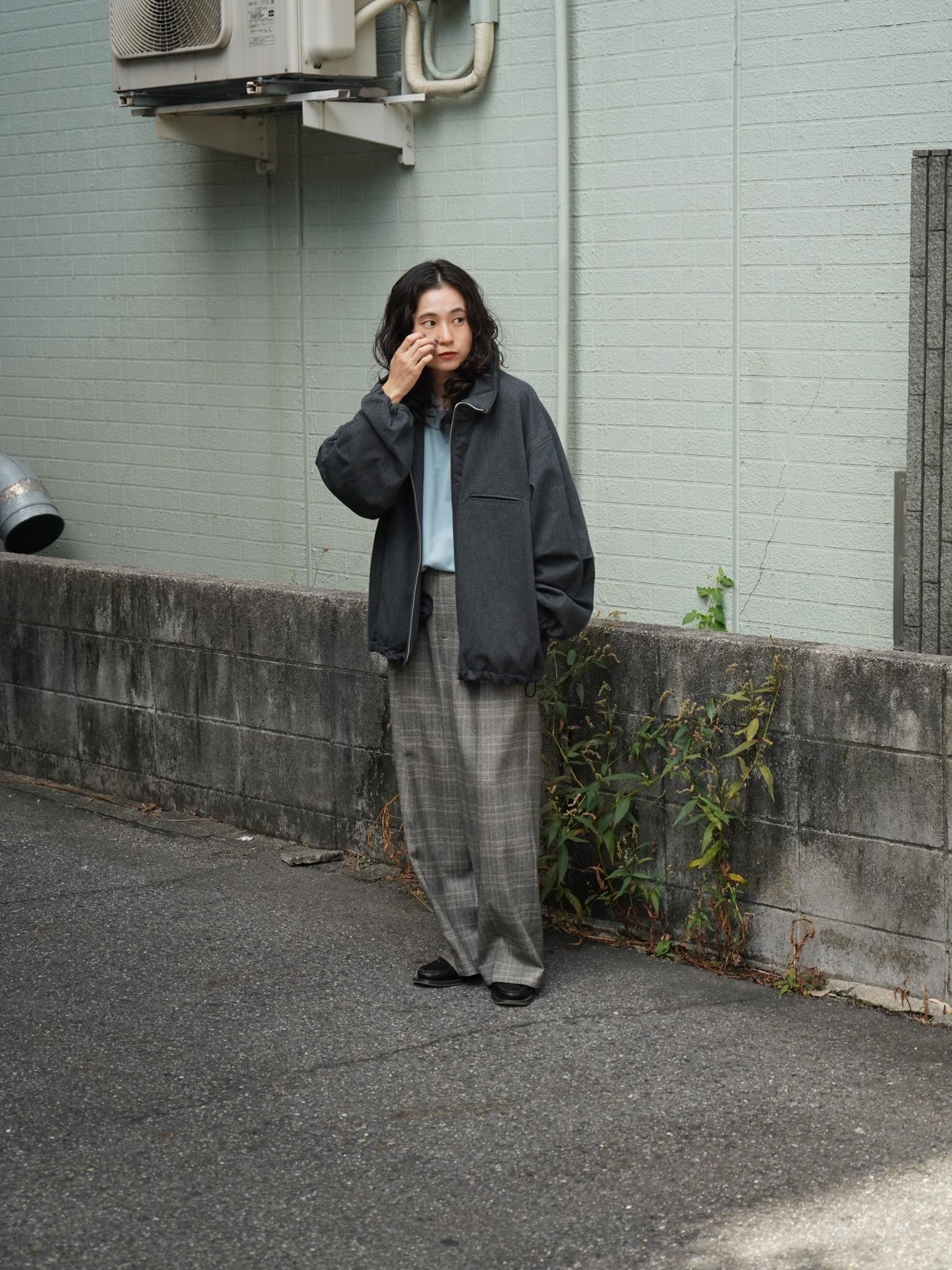 ENCOMING（インカミング）FRONT ZIP BLOUSON / BLUE GREY 公式