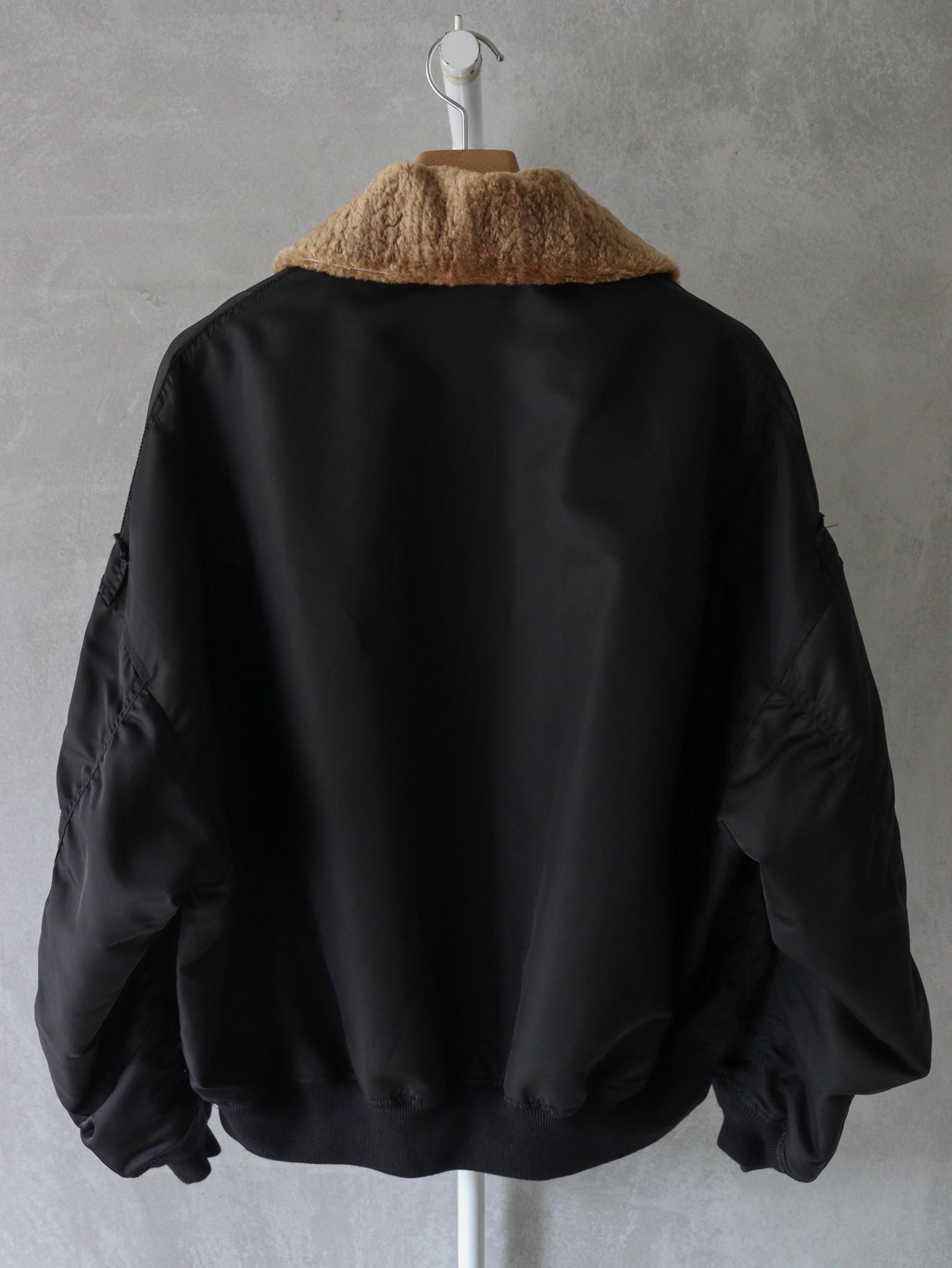 refomed CASTRO JAMPER ボア襟付きMA-1 refomed（リフォメッド）CASTRO JAMPER / BLACK 公式通販 | 1LDK