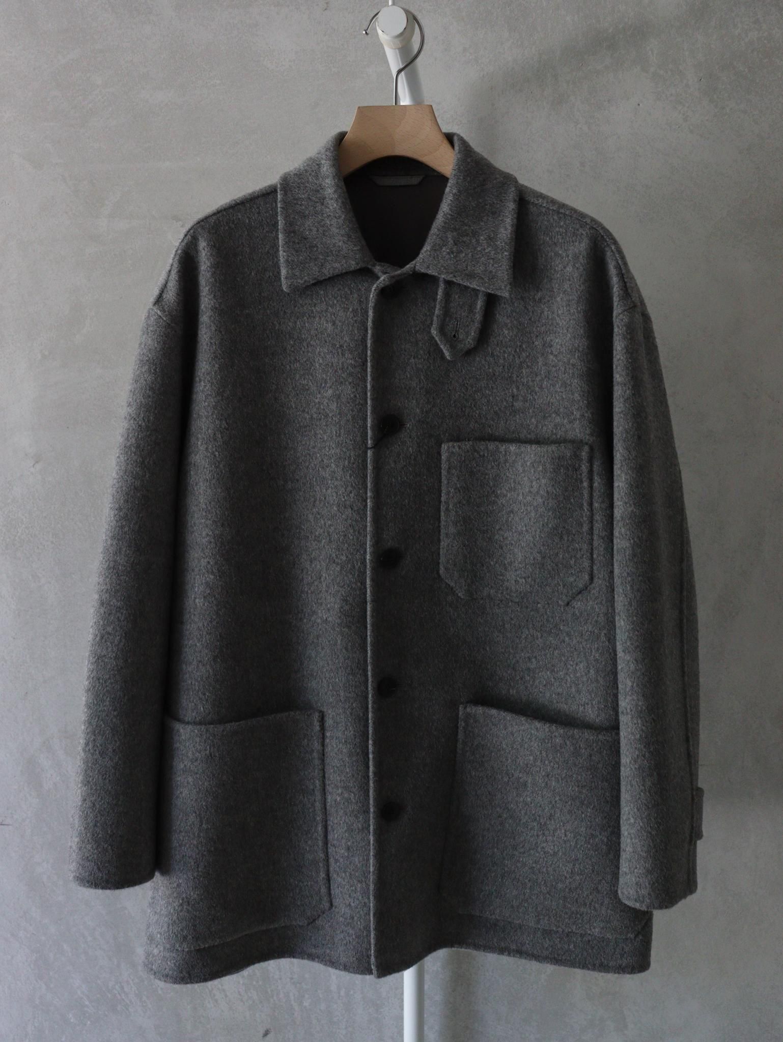美品▲yleveイレーヴ//ウール100 4Bダブルジャケット▲グレー YLEVE（イレーヴ）SUPER 100's WOOL DOUBLE CLOTH BZ / GRAY 公式通販