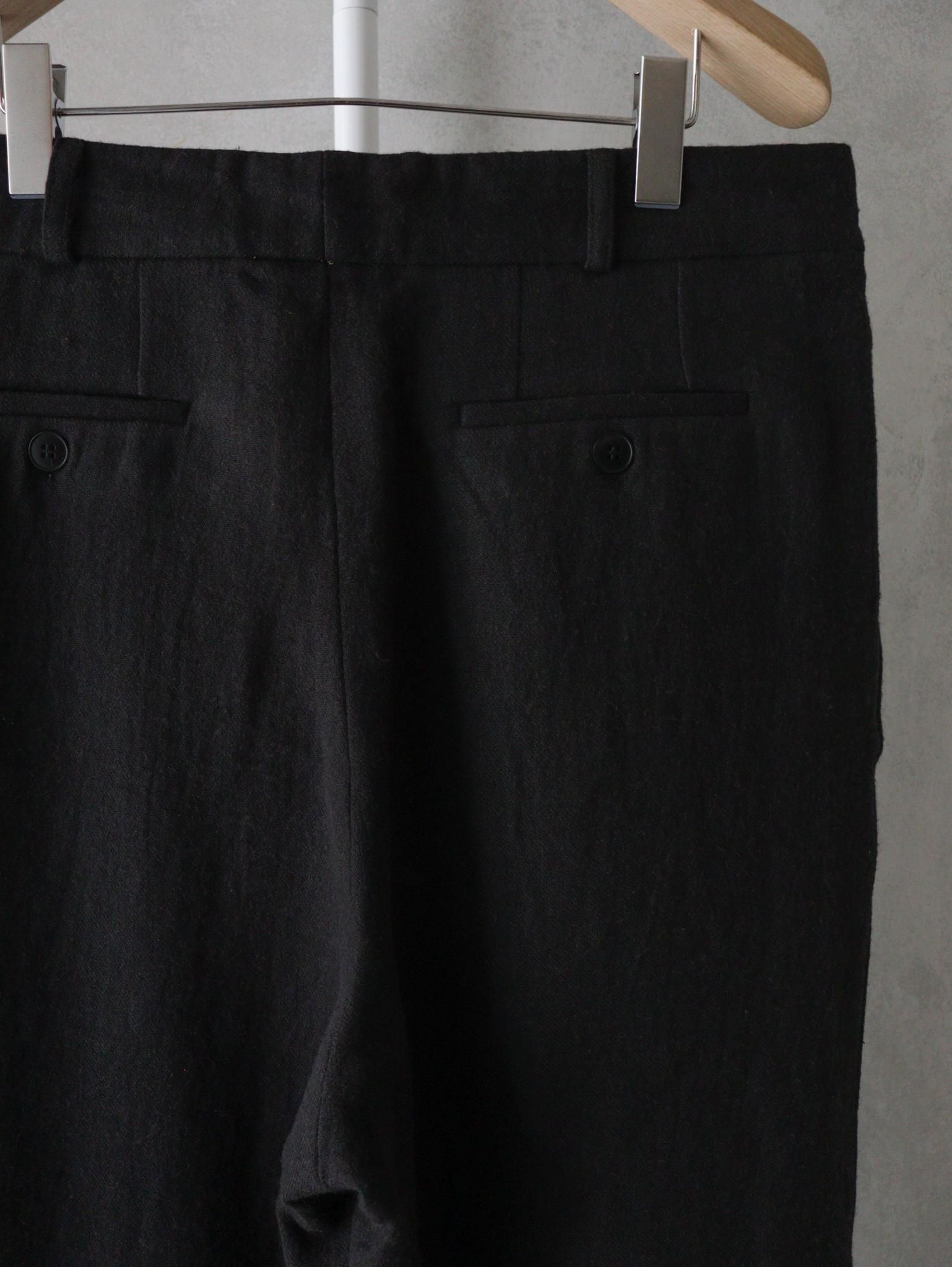 フランクリーダー　つなぎ FRANK LEDER（フランクリーダー）WASHED WOOL 1TUCK WIDE TROUSER