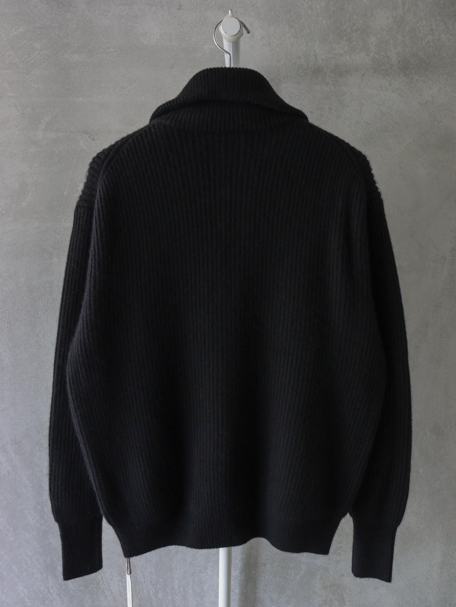 1LDK HERILL カシミヤ　クルーネックニット　ブラック　ヘリル 1LDK HERILL カシミヤ クルーネックニット ブラック ヘリル HERILL for