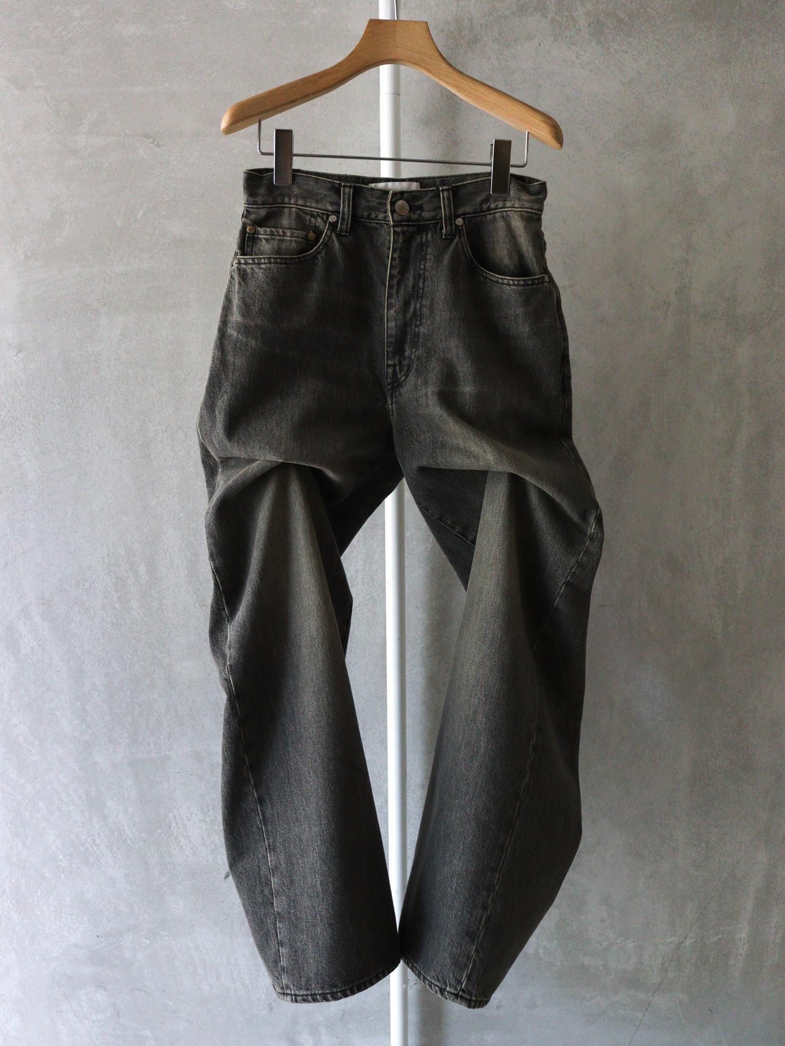 BELPER（ベルパー）PULL DENIM PANTS / BLACK 公式通販 | 1LDK annex