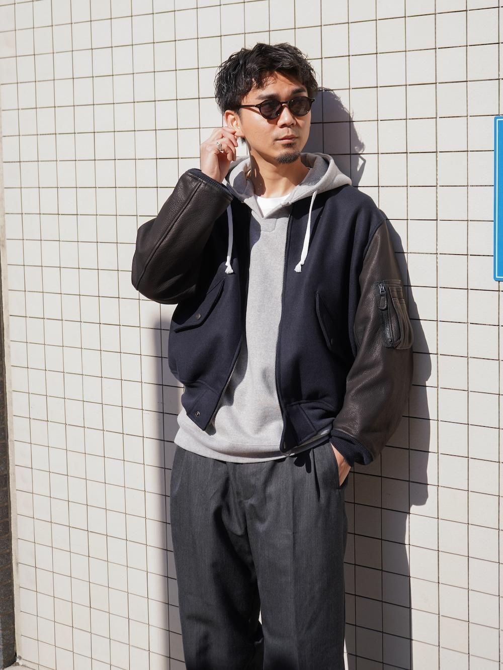 KAPTAIN SUNSHINE(キャプテンサンシャイン)Bomber Jacket / NAVY KAPTAIN SUNSHINE(キャプテンサンシャイン)Bomber Jacket / NAVY