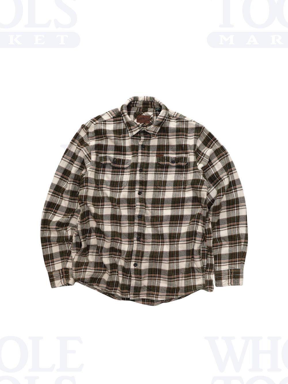 ORVIS used heavy flannel shirt