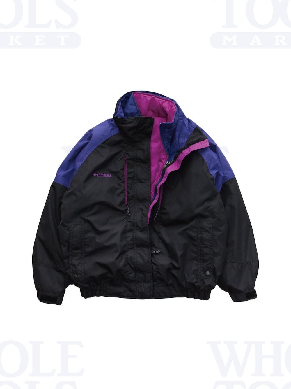 Columbia used full zip puff blouson
